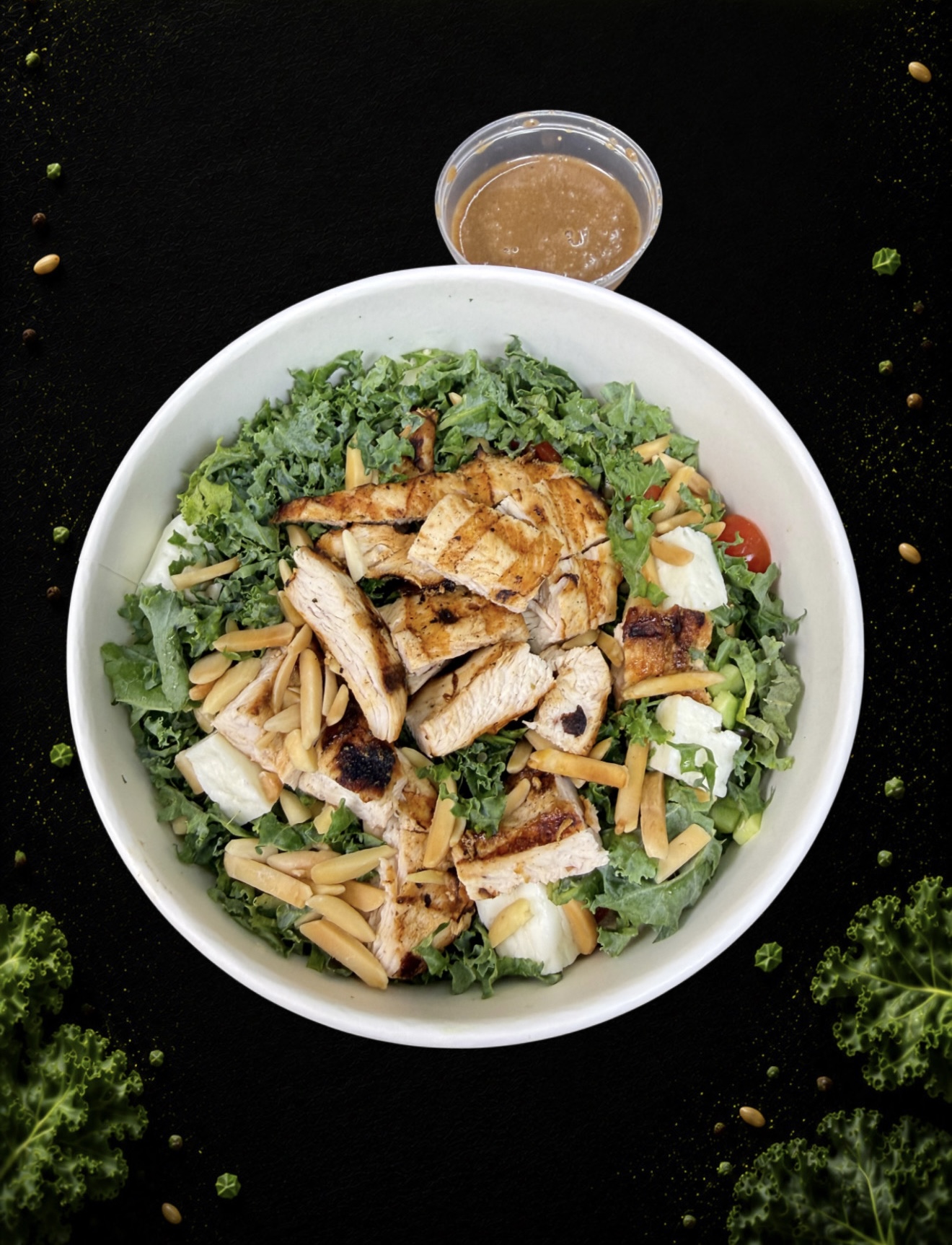 Kale Halloumi Salad