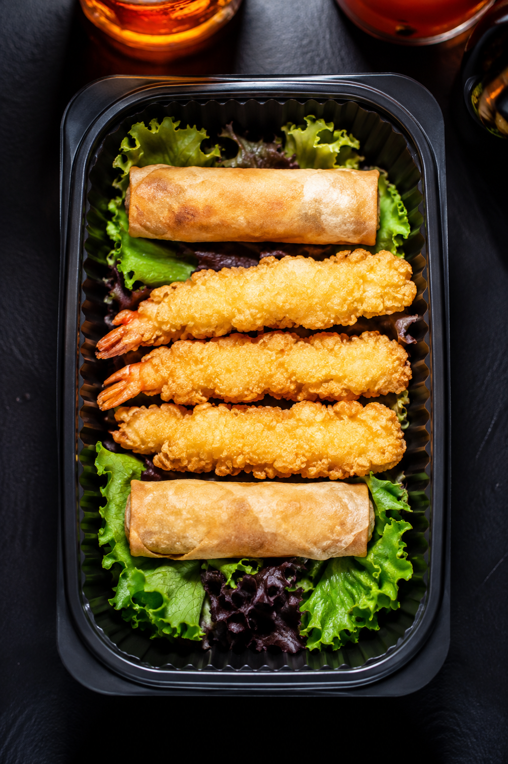 Shrimp tempura and fried rolls from the Stan Sushi Lounge Summer Set Deal