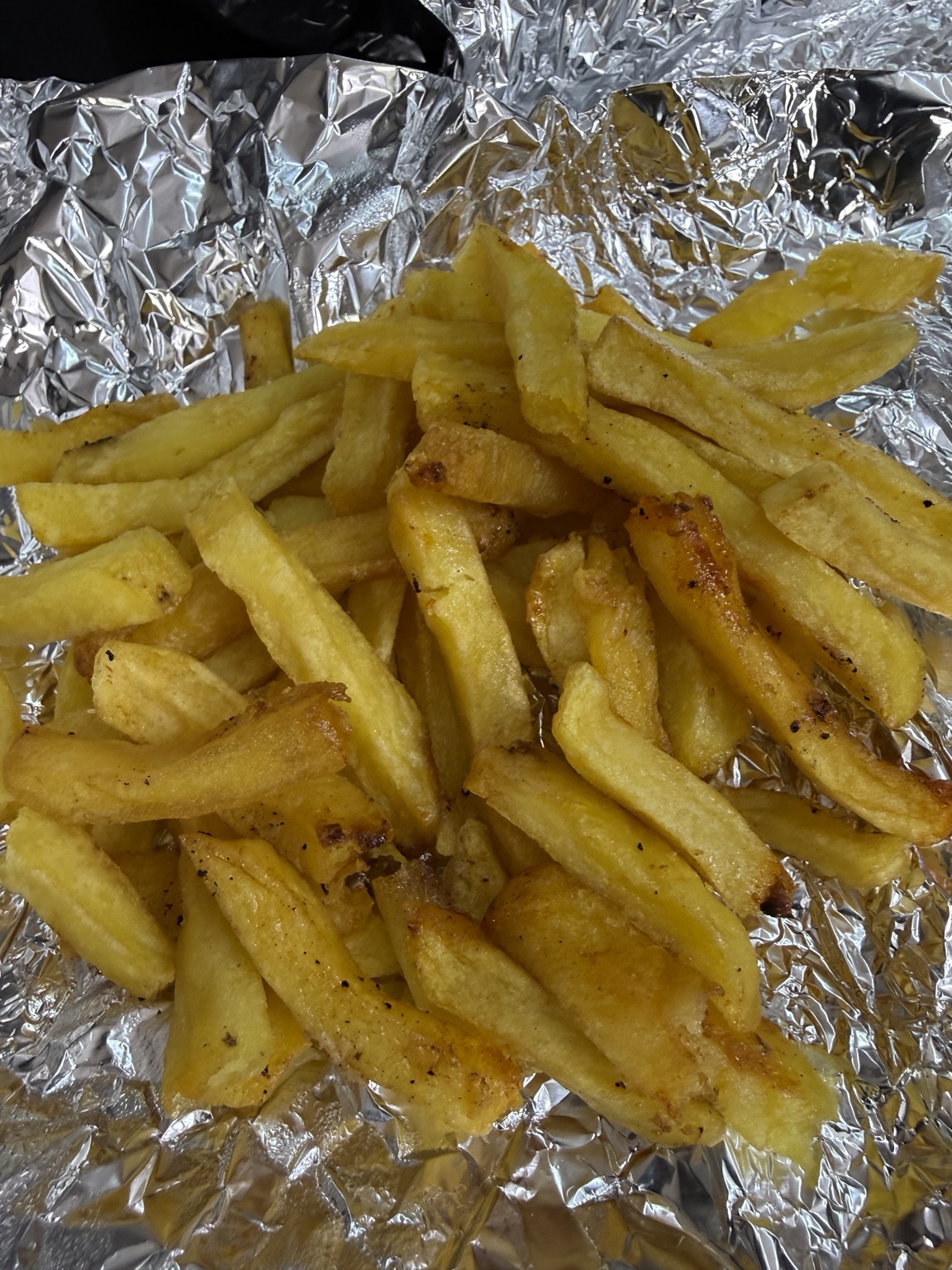 Fries served with the Whole Grilled Chicken at Makhlouf Restaurant, Dora