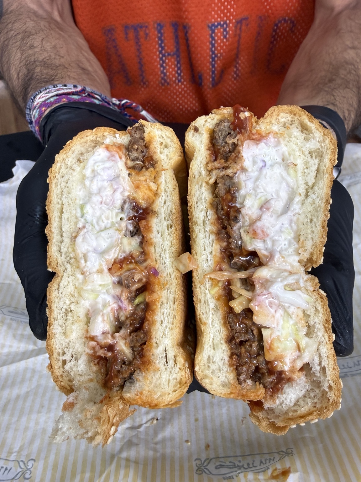 Lebanese Burger Platter
